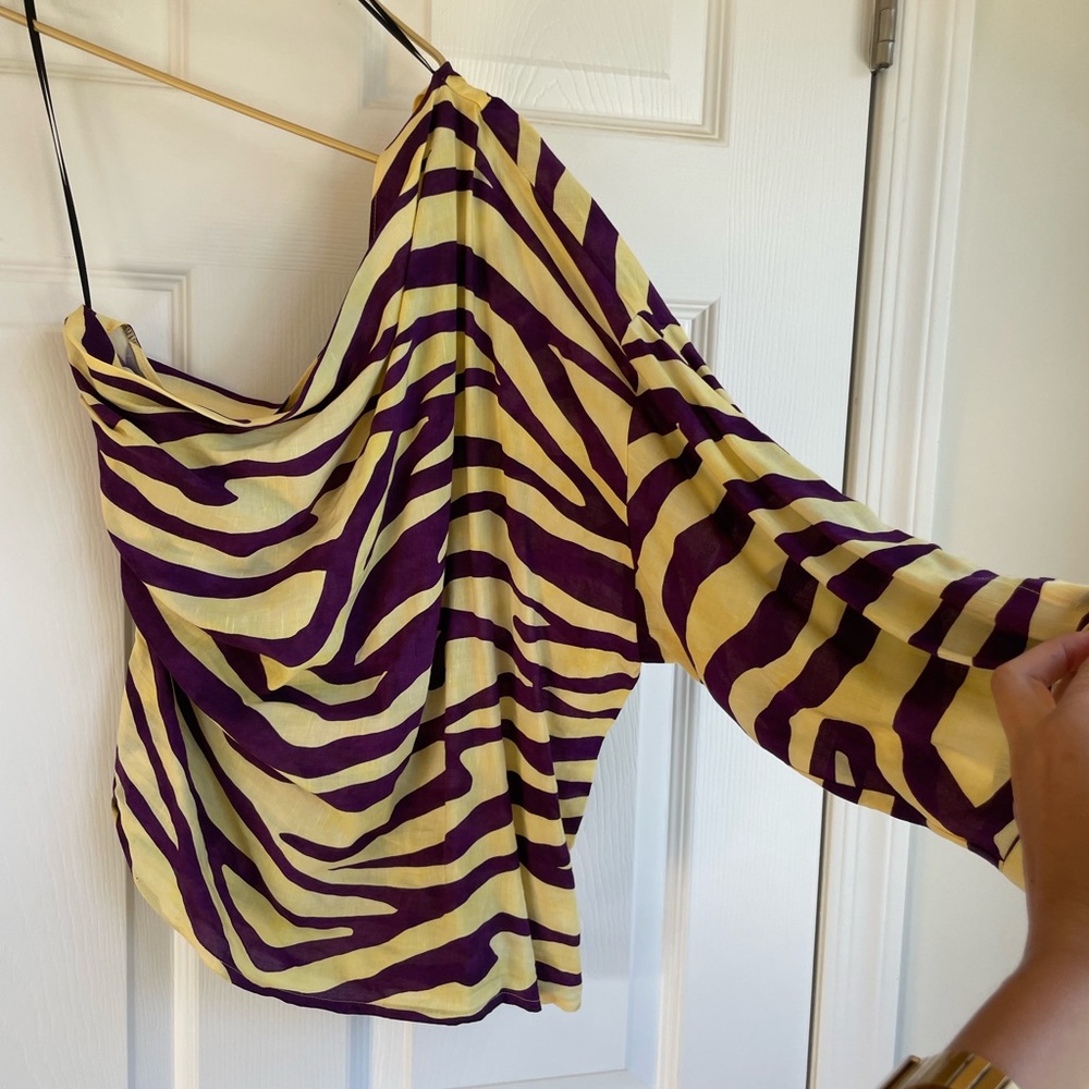 Zebra print top & short set